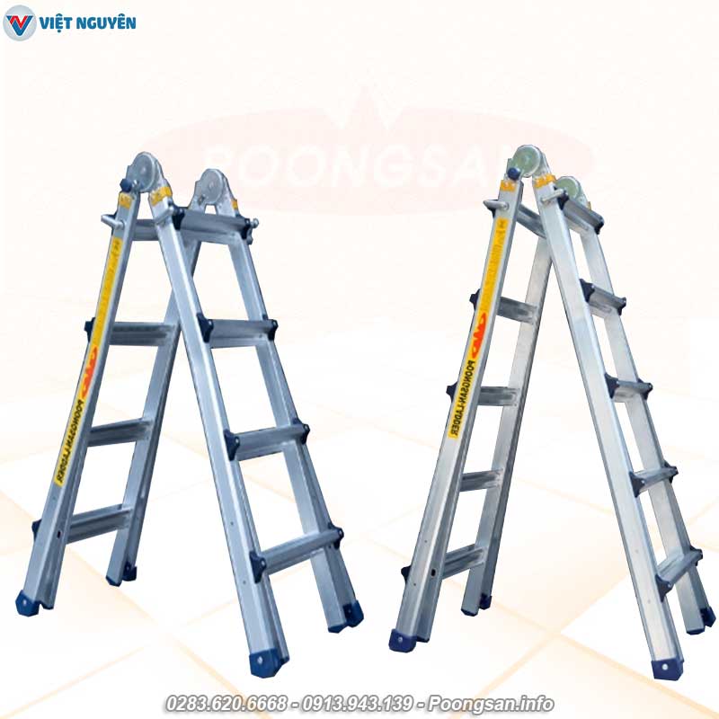 Poongsan – Thang nhôm số 1 cho vệ sinh & lắp máy lạnh