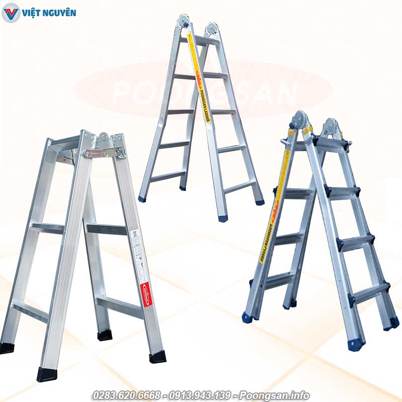 Đại lý bán buôn thang nhôm Poongsan Hàn Quốc tại Hà Nội